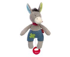 sigikid, Fille et Garçon, Peluche Musicale, Debby Dumb, Gris, 39145