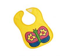 dBb Remond Bavoir Eponge Motif - Papillon - 29,5 x 21 cm