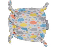 Chouchouette doudou bébé plat avec petits nœuds