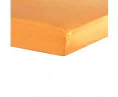 Trois Kilos Sept Drap Housse, Orange, 70 x 140 cm