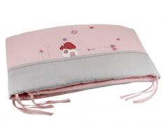 Laura Ashley Protection tour de lit bébé Motif champignons 190 x 45 cm