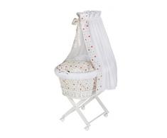 Schardt Berceau Babsi, Laqué, Textiles Maliz Comprises Blanc