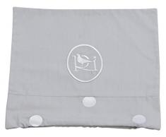 Colección Rosabel Damaris -Couverture coussin pour berceau coleur gris et blanc