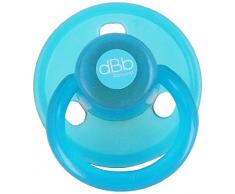 dBb Remond Pack de 2 Sucettes Anatomique 1er Age Caoutchouc Ronde Turquoise