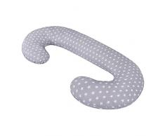 lulando Grossesse Oreiller de positionnement sur le côté (130 x 60 cm) pour adultes et bébé. Coussin dallaitement et coussin, coussin dassise pour dormir, jouer et se reposer.