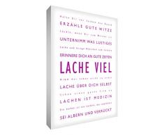 Little Helper LM1624-01G Feel Good Art Tableau sur toile épaisse style moderne