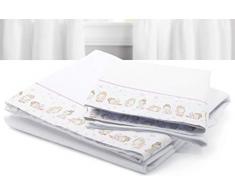 Petit Lazzari Bailarinas Parure de lit pour bébé 50 x 80 cm Rose