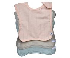 Lodger scandinave massif Bavoir et Bave Chiffon (24 mois, multicolore, Lot de 3)