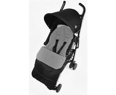 Chancelière/Cosy orteils Compatible avec Obaby Poussette Gris Dauphin