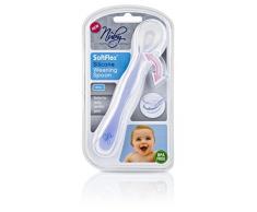 Natural Touch Assiettes & Plats - Cuillère avec bord doux en Silicone +4 mois