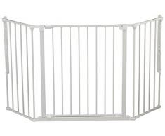 BabyDan Barrière de sécurité enfant multi-fonction flex, blanc (M)