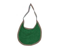 Småfolk Bavoir uni Taille S (Vert, Petit)