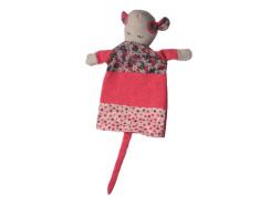 On Chuchote à mon Oreille Doudou Rembourré - Marionnette Lison - Rose