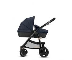 cbx Poussette Combinée 2-en-1 Leotie Flex avec Siège Confort Réversible/Nacelle, Habillage pluie inclus, Dès la Naissance jusquà 15 kg, Jeansy Blue