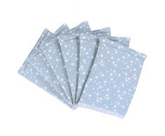 Babybay 100869 Tour de lit Ultrafresh en piqué Convient pour Le modèle Original, Bleu Ciel avec étoiles Blanches, Multi Color, Taille Unique