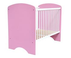 PMP Lit Bicolore Laque Rose-Blanc 60 x 120