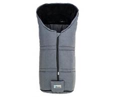 ALTABEBE AL2278SXP-01 Sympatex Chancelière dHiver pour Poussette Et Poussette, Alpin Collection, Gris Foncé/Noir