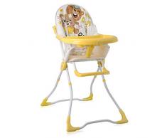 Lorelli Marcel Chaise Haute pour Bébé Jaune