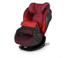 CYBEX Silver Siège Auto 2-en-1 Pallas M-Fix, Adapté aux Voitures Avec ou Sans Isofix, Groupe 1/2/3 (9-36 kg), De 9 Mois à 12 Ans Environ, Rumba Red