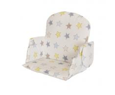 Geuther, Coussin dassise avec accoudoir pour chaise haute, Tissu, motif: Etoile