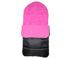 Universal Chancelière cosy orteils Compatible avec tous les Poussette/buggy/poussette Rose Rose