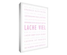 Little Helper LM128-01G Feel Good Art Tableau sur toile épaisse style moderne