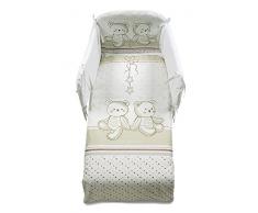 Italbaby Amici amovible Couette, Beige, 5 pièces