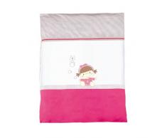 Bolin Bolon Parures de Lit - Housse de Couette + Taie doreiller + Drap Housse - Rose 70