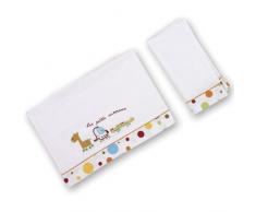 Bolin Bolon Ensemble Drap Plat et Taie doreiller - 70 x 140 cm - Multicolre