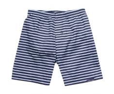 JoJo Maman Bébé - Short de Bain Rayé Bleu Marine/Bleu 6 à 12 Mois