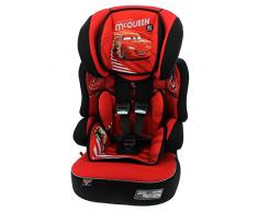 Mycarsit Siège Auto et Rehausseur Disney, Groupe 1/2/3 (de 9 à 36 kg), Motif Cars