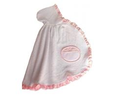 Nappe en tissu éponge rose