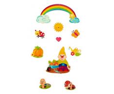 Hess Jouet en bois 10258 Nain Mobile en bois, multicolore