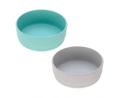 LÄSSIG Bol Bambou pour Bébé (2 pcs)/Bamboo Bowl Uni