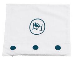 Colección Rosabel Damaris -Couverture coussin pour berceau coleur blanc et bleu clair