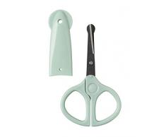 Rotho Babydesign Ciseaux à Ongles avec Embout de Protection, Pour couper les ongles de bébé, À partir de 0 mois, Swedish Green (Vert Menthe), 20449026601