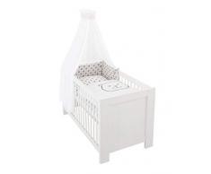 Träumeland TT19101 Parure de lit 3 pièces en coton doux Motif petit ourson Multicolore