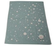 David Fussenegger 68375179 ECO Kleck Couverture pour bébé avec bâton Vert 400 g