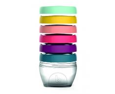 Babymoov Babybol Lot de 6 Pots de Conservation Hermétiques pour Bébé 180 ml