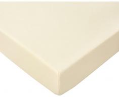 Drap housse Coton Bio pour lit 140x190 / 140x200 - Ecru