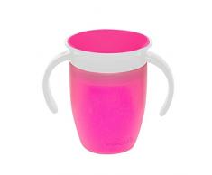 Munchkin Tasse dapprentissage Miracle 360° - Rose - 207 ml