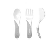 Twistshake 78207 Couverts dapprentissage 6 mois + Blanc