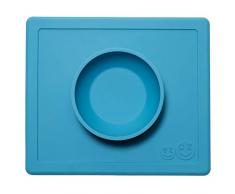 Ezpz Assiette à ventouse Happy Bowl azzurro bleu ciel