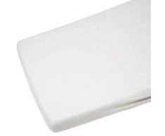 4 X Lit de bébé Drap-housse en jersey 100% coton Blanc 120 x 60 cm