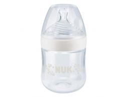 NUK Biberon Nature Sense, 0-6 Mois, 150ml, Anti Colique, Sans BPA, Silicone, Lot de 1