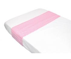 Taftan Drap de Lit à pois rose (120 x 150 cm) - Rose clair