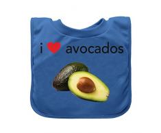 Green Sprouts - Bavoir a enfiler - Bleu Avocados - 9-18m