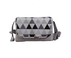 My Babiie géométrique Monochrome Sac à langer