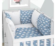 Six coussins pour lit bébé 70 x 140 cm