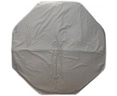 Looping Tapis de Parc Octogonal avec Oeillets de Fixation en PVC Gris Clair